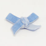 cinta terciopelo azul