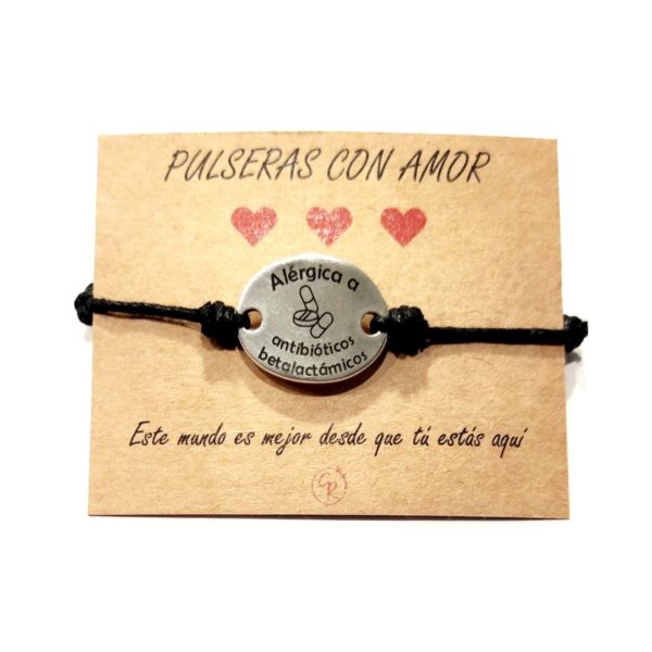 pulsera alÉrgica/alÉrgico a antibiÓticos betalactÁmicos