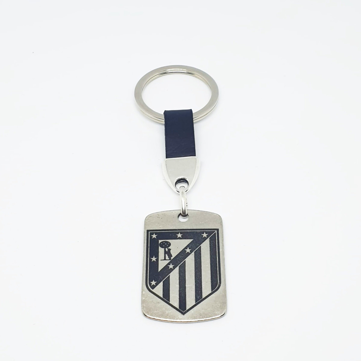 Llavero de camiseta con escudo del Atlético de Madrid