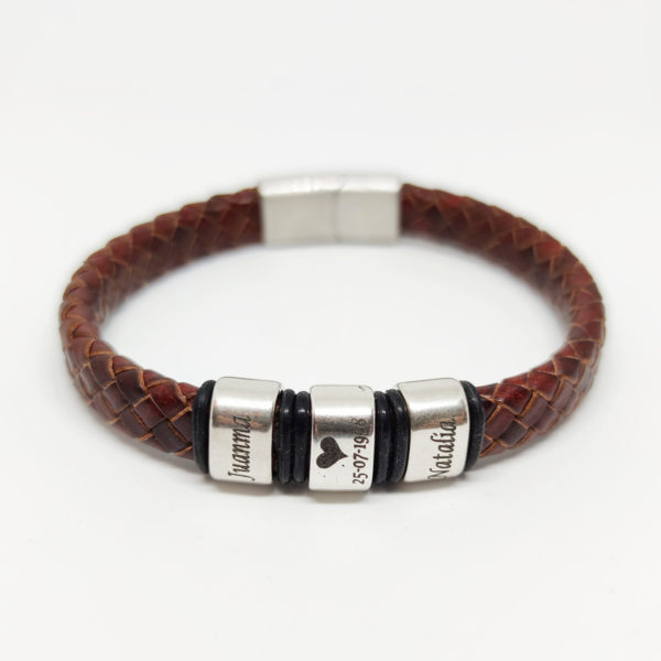 Pulsera Love Fecha Marron