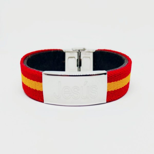 Pulsera Espana Roja Grabada