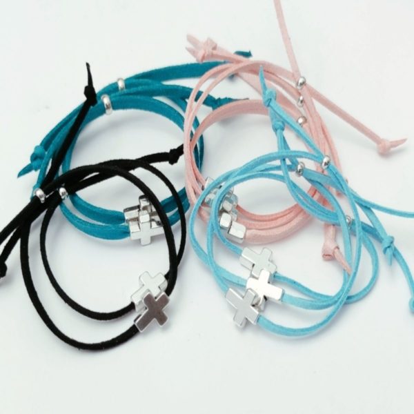 pulseras cruces antelina