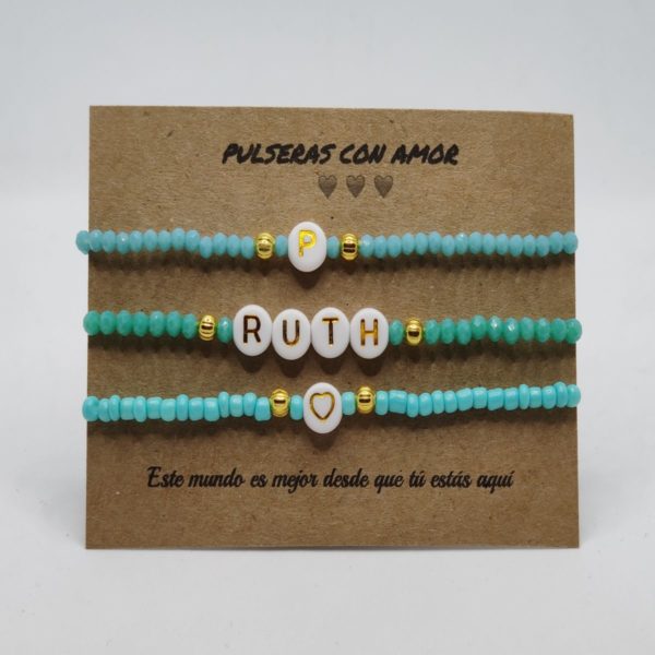 pulsera mi vida verde agua