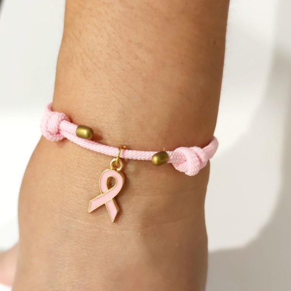 pulsera lazo solidario cÁncer