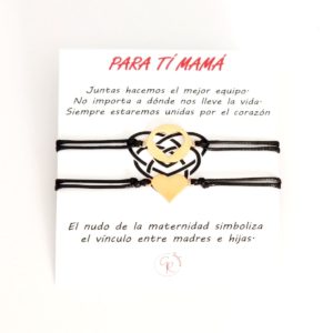 pulsera personalizada para mamÁ para el dÍa de la madre "tÚ y yo"