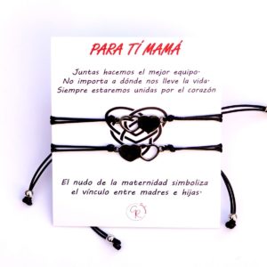 pulsera personalizada para mamÁ para el dÍa de la madre "tÚ y yo"