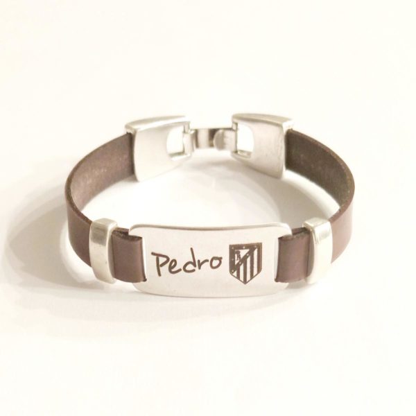 pulsera personalizada para hombre "real madrid hala madrid"